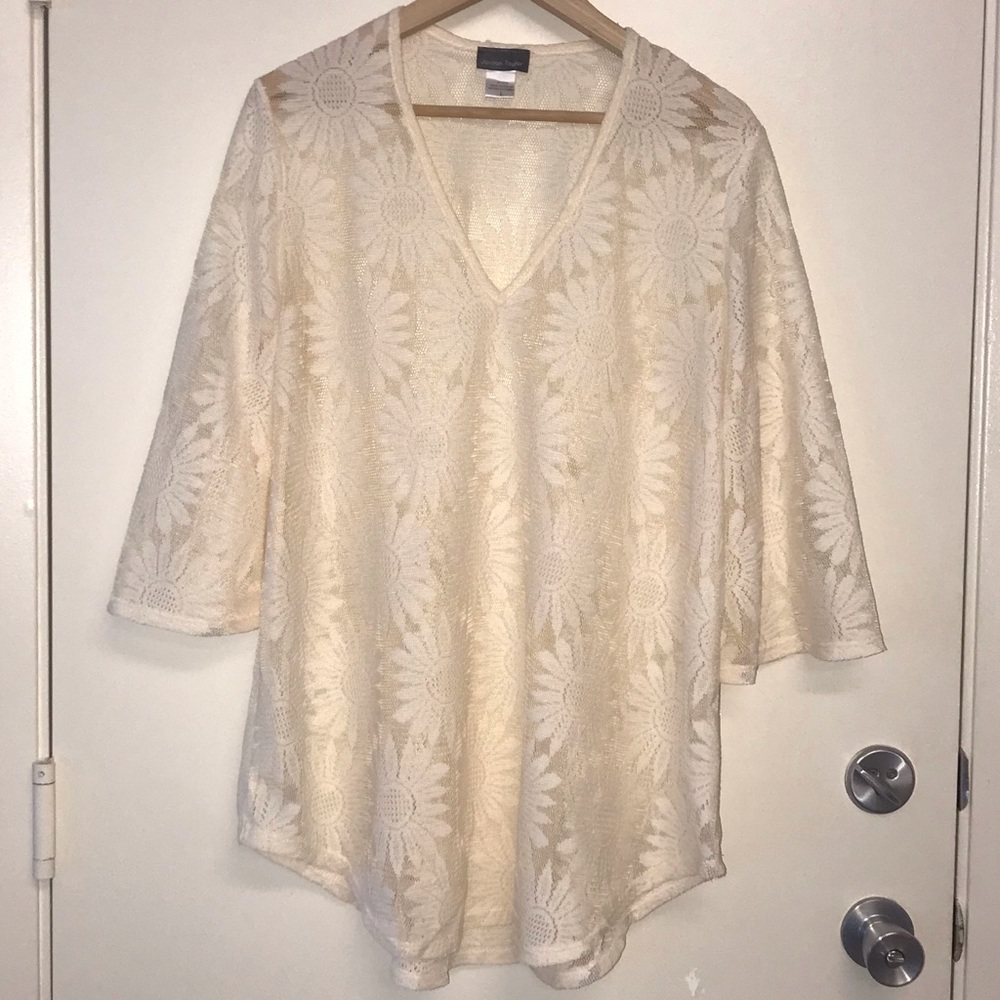 🌴3/$20 Jordan Taylor Swim Cover Up Cream